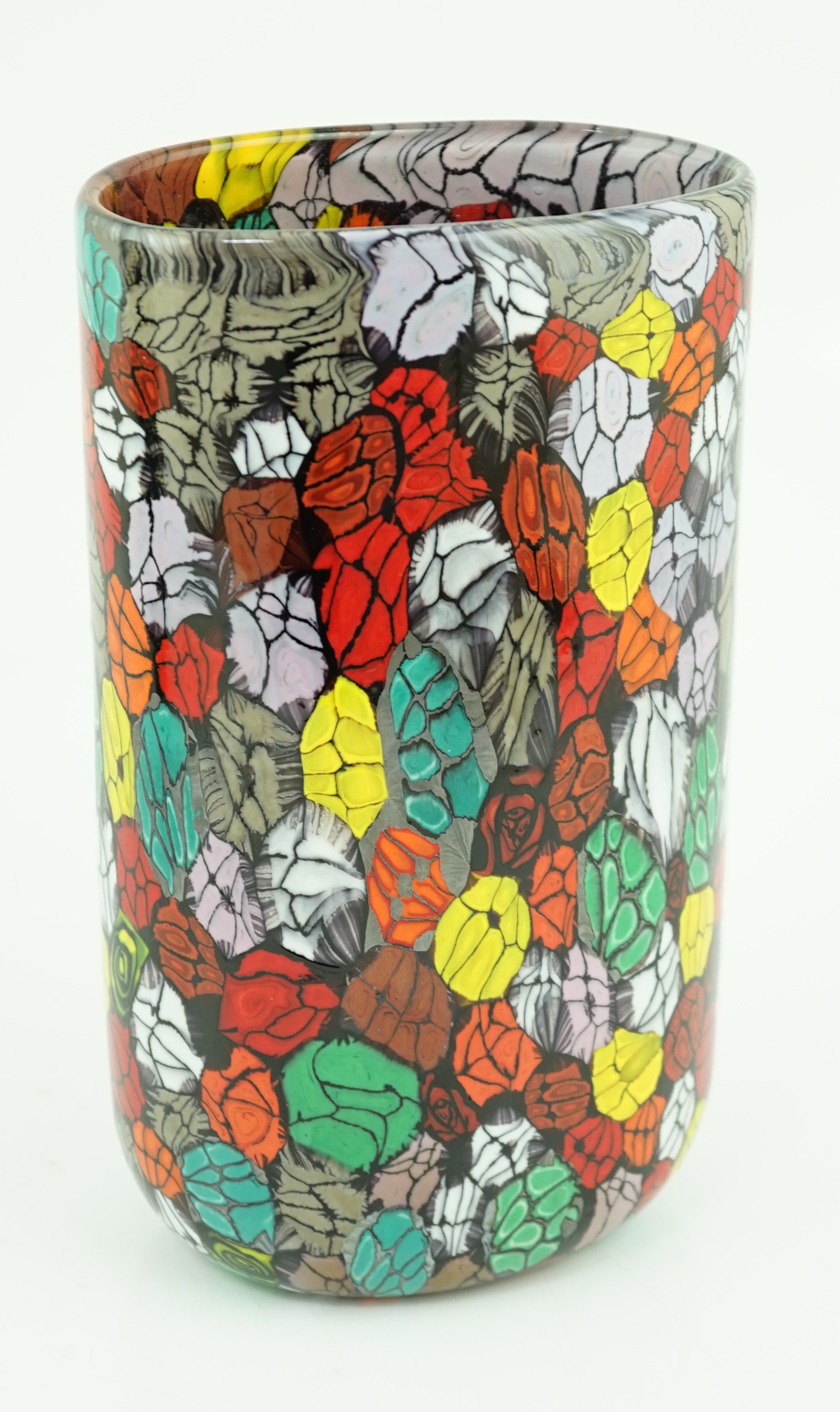 Vittorio Ferro (1932-2012), a Murano glass Murrine vase